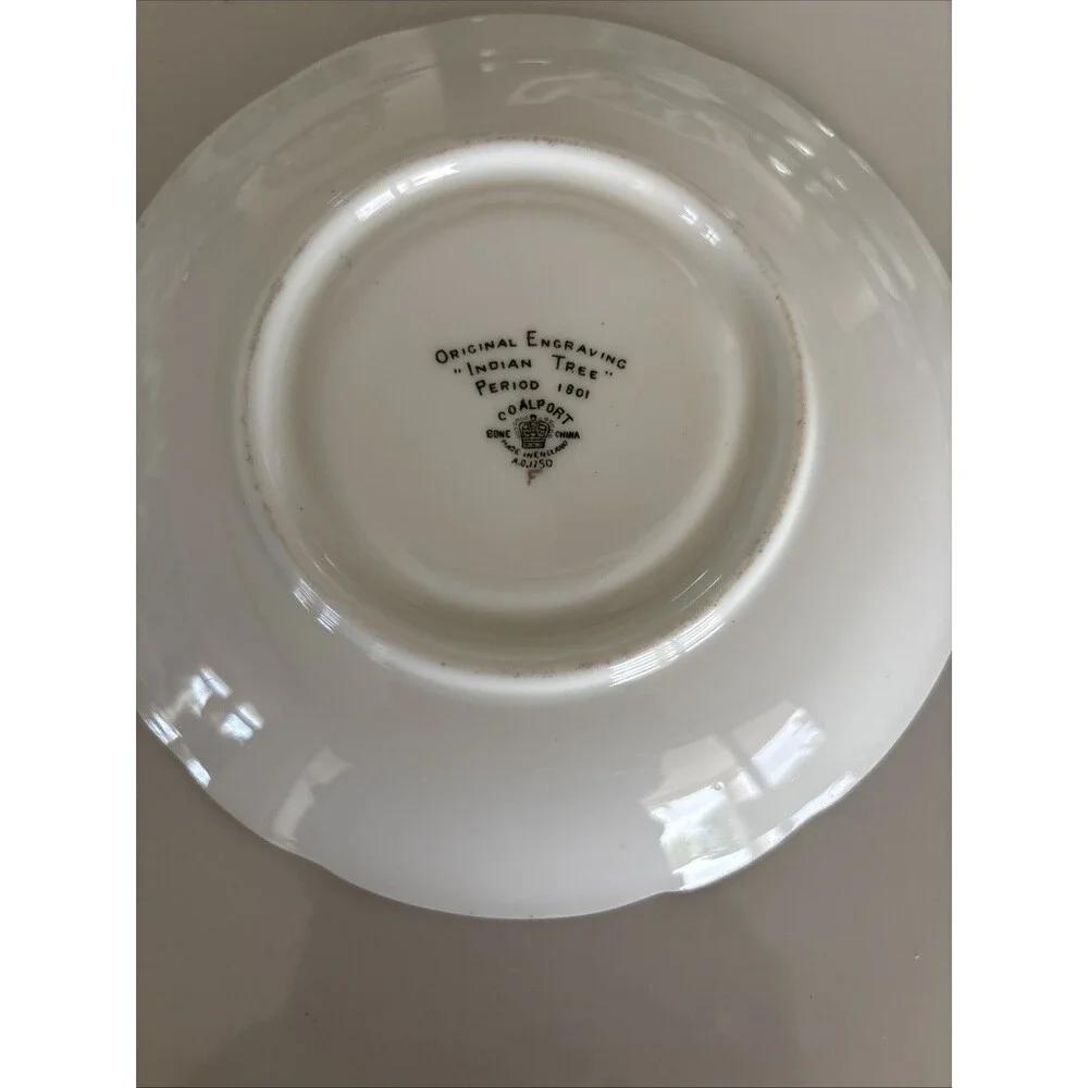 Coalport Indian Tree Fine Boan China Cup & Saucer Set EXCELLENT